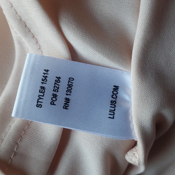 Lulu's Pale Pink Spaghetti Strap Dress Size M - NWT - Picture 13 of 13